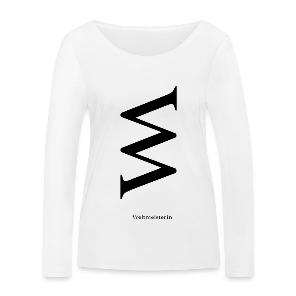 Women’s Organic Longsleeve Shirt by Stanley & Stella - white
